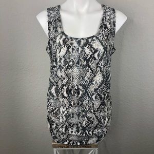 INC Snake Skin Top
